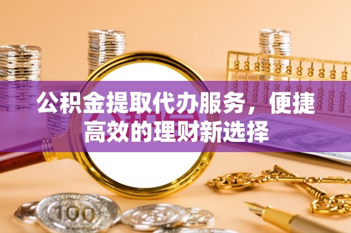 新建公积金提取代办服务，便捷高效的理财新选择