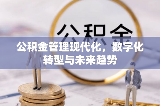 新建公积金管理现代化，数字化转型与未来趋势