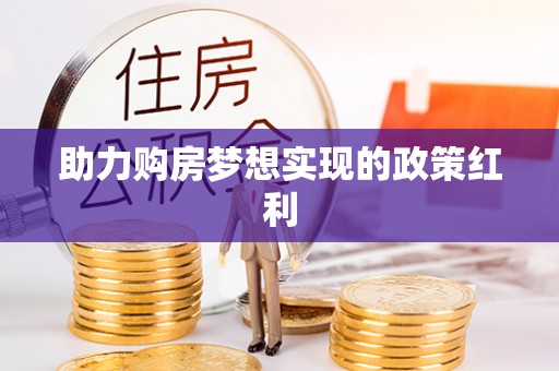 新建助力购房梦想实现的政策红利