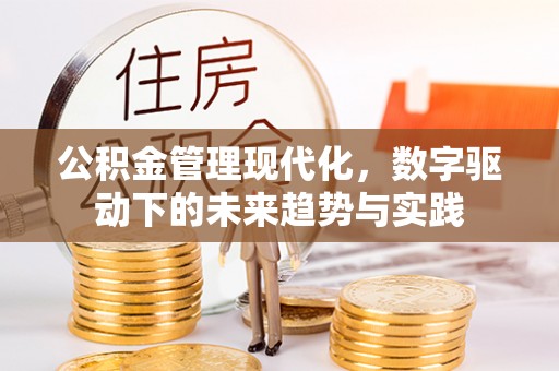 新建公积金管理现代化，数字驱动下的未来趋势与实践