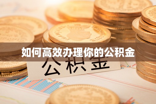 新建如何高效办理你的公积金