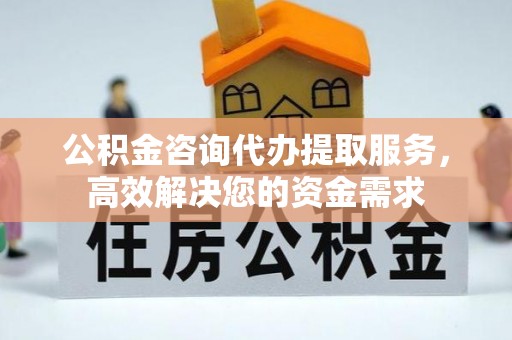 新建公积金咨询代办提取服务，高效解决您的资金需求