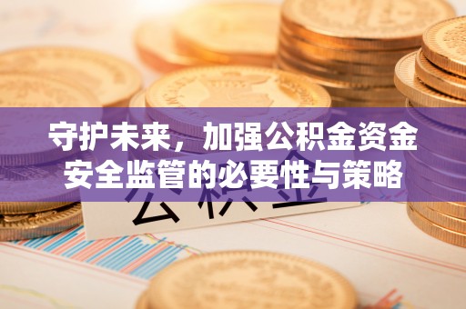 新建守护未来，加强公积金资金安全监管的必要性与策略