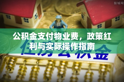 新建公积金支付物业费，政策红利与实际操作指南