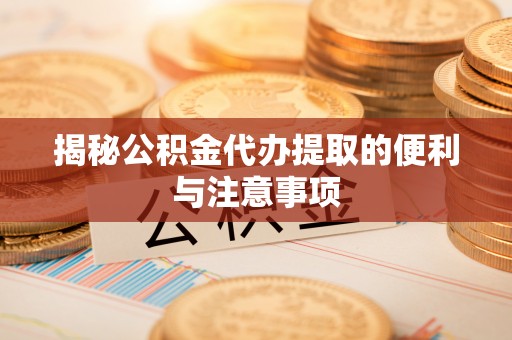 新建揭秘公积金代办提取的便利与注意事项