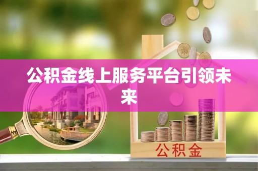 新建公积金线上服务平台引领未来
