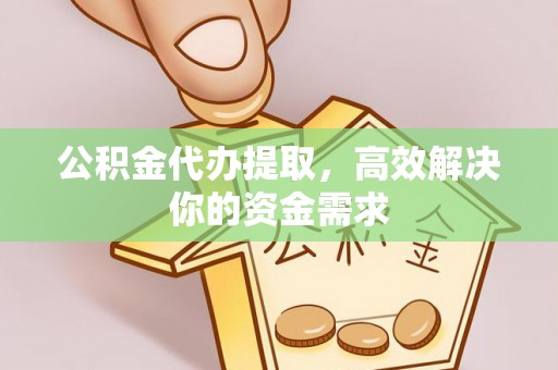 新建公积金代办提取，高效解决你的资金需求