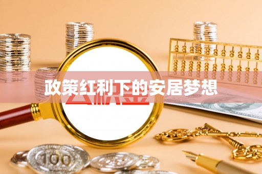 新建政策红利下的安居梦想